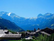 Amaryllis: Gezellig appartement met panoramisch uitzicht in Lenk - thumbnail 6