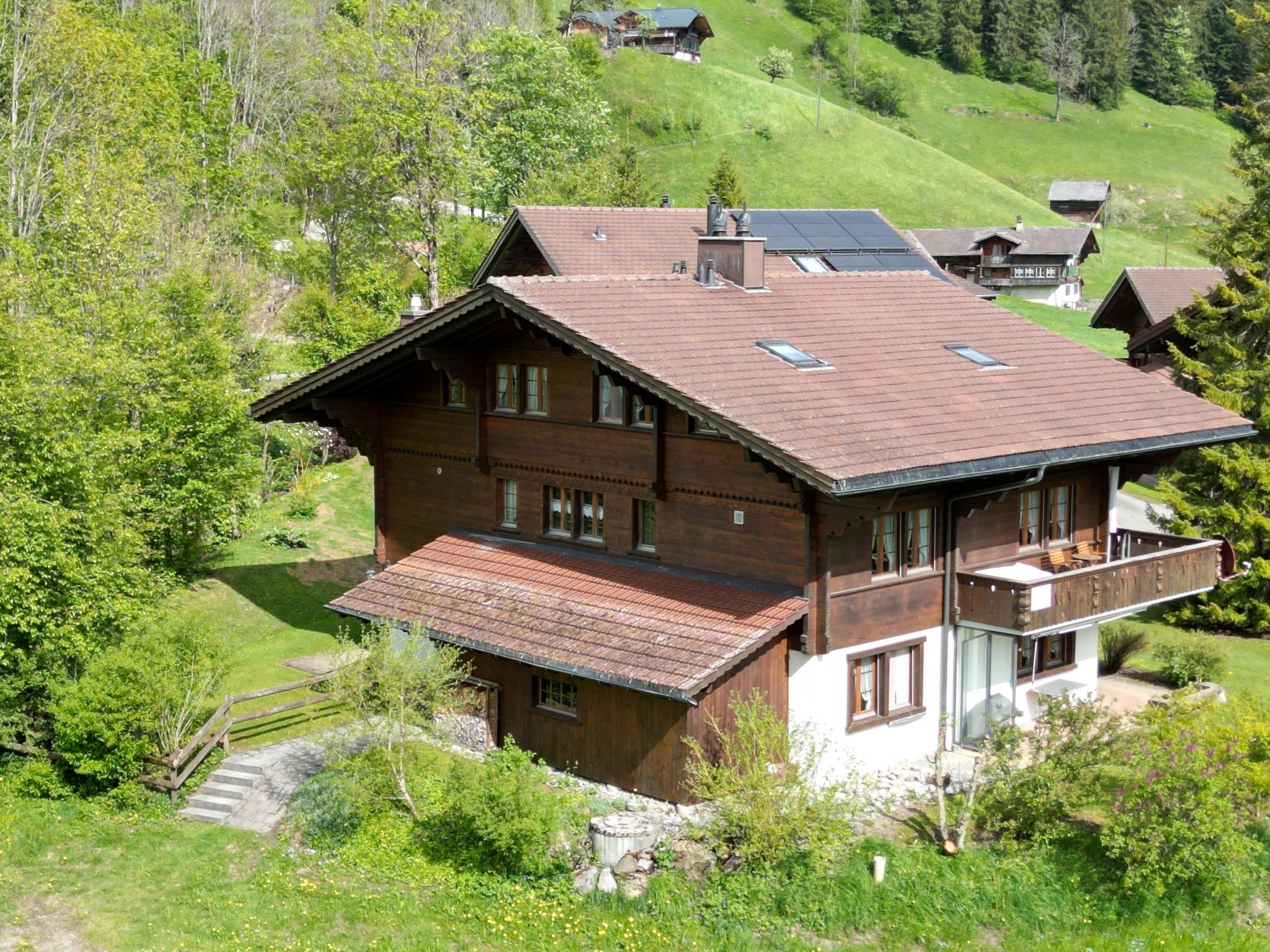 Chalet Rotebächli Appartement/Fewo, Bad, WC, 2 Schlafräume 4-Bettwohnung