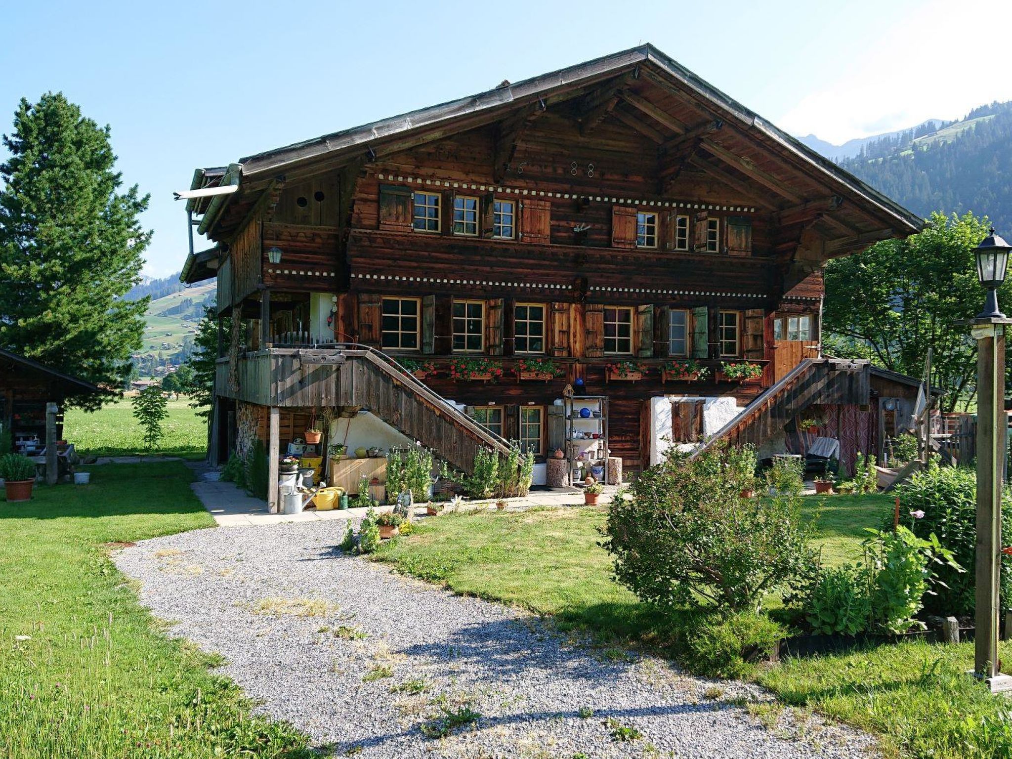 Trachsel-Huus Appartement/Fewo, Dusche oder Bad, WC, 2 Schlafräume