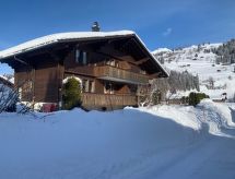 Ruim 8-persoons chalet aan de skipiste met panoramisch uitzicht in Lenk - thumbnail 1