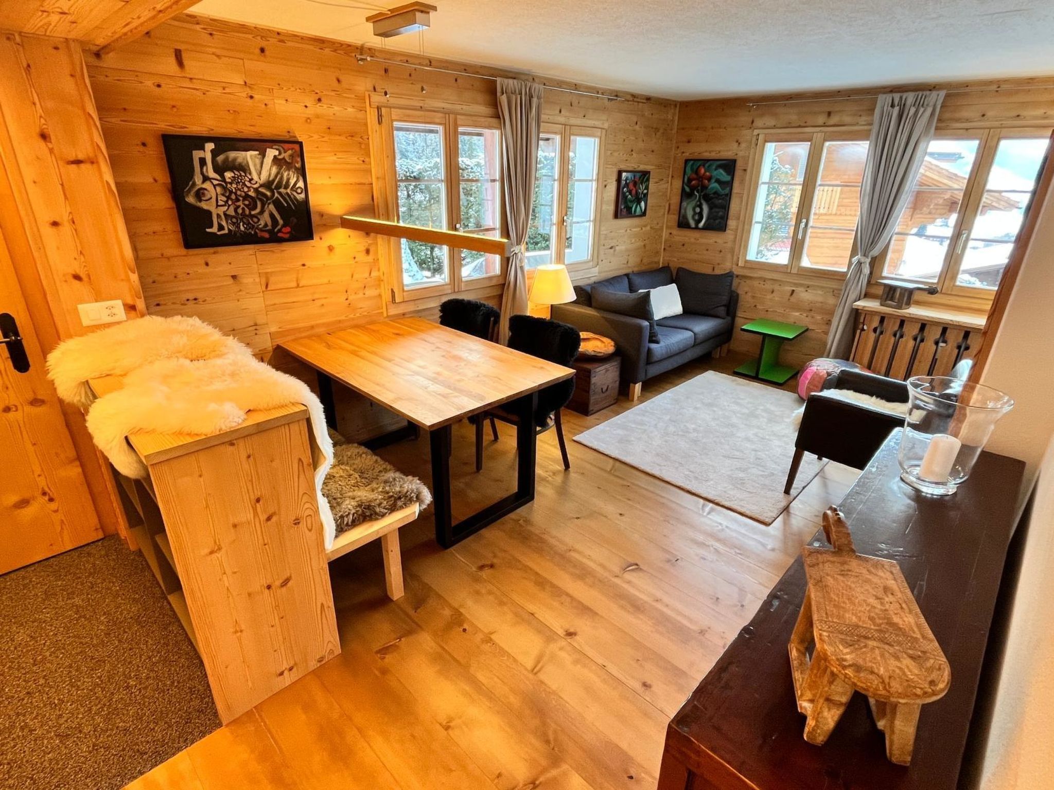 Hivernants Le Rez Appartement/Fewo, Dusche oder Bad, WC, 1 Schlafraum