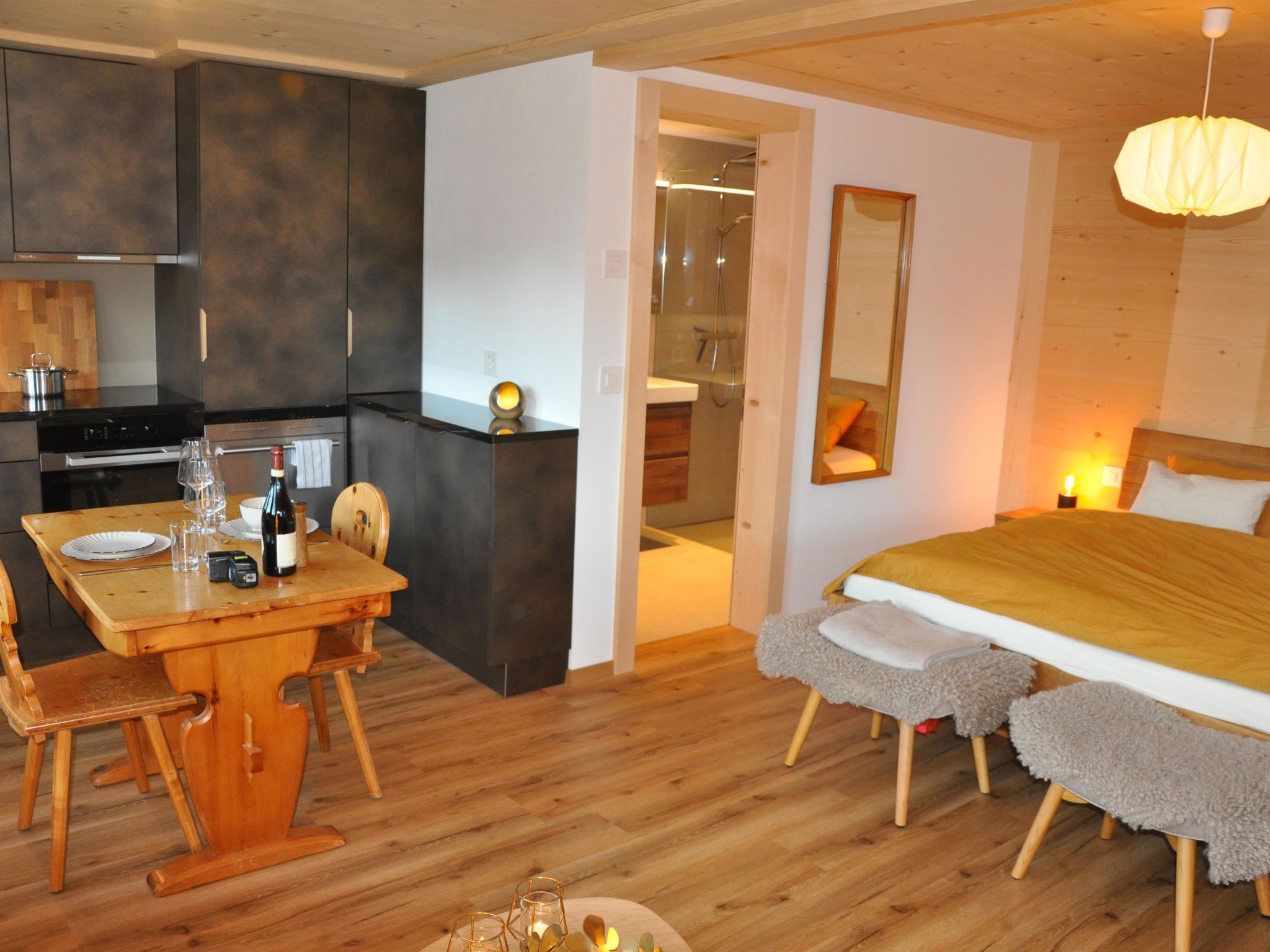 Tüllerhus Studio Studio, Dusche, WC 2-Bettwohnung