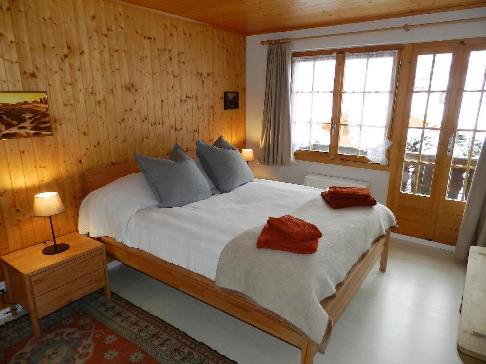 Silberdistel Appartement/Fewo, Dusche, WC, 2 Schlafräume 4-Bettwohnung - Binnen