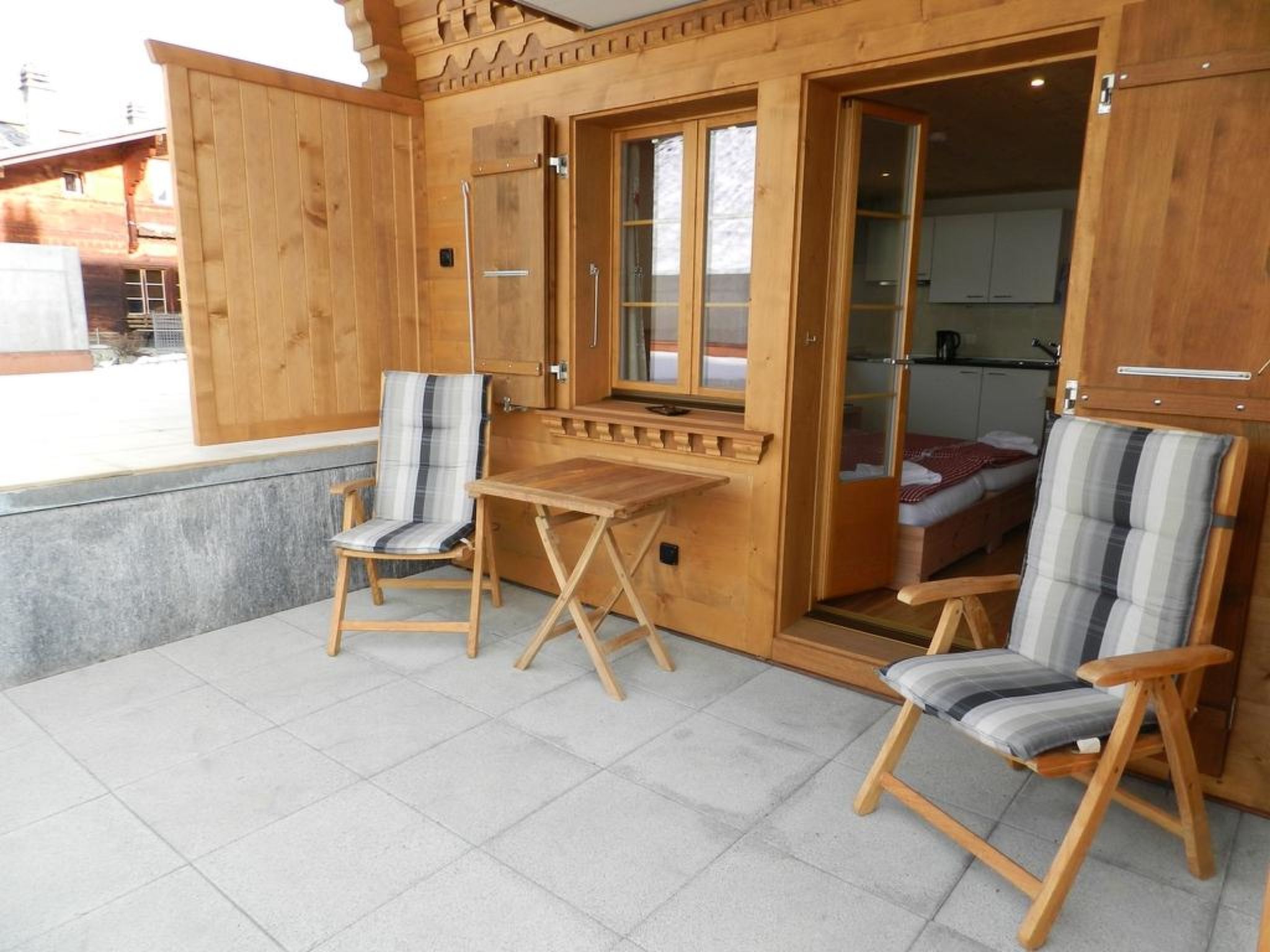 Appartement Mutthorn Appartement/Fewo, Dusche oder Bad, WC 2-Bettwohnung – Terrasse, photo 3 sur 11