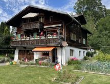 Zonnig 4,5-kamer appartement in Gsteig met panoramisch uitzicht op de bergen - thumbnail 2