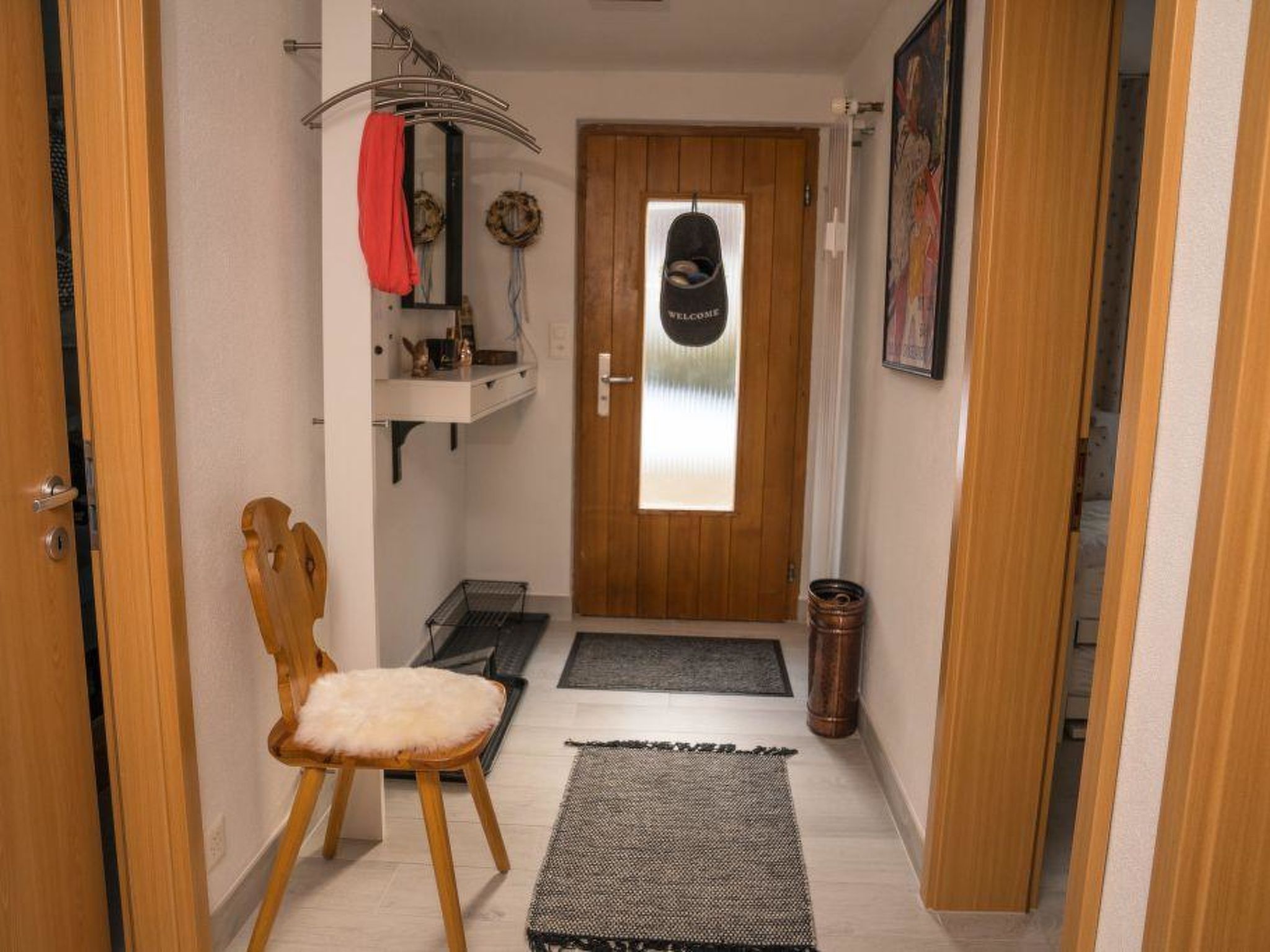 Spitzhorn Nr. 1 Appartement/Fewo, Dusche, WC, 2 Schlafräume 4-Bettwohnung - Dedans