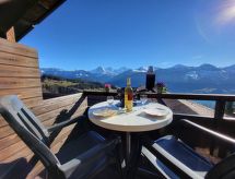 Knus 2-kamerappartement met uitzicht op Eiger, Mönch & Jungfrau - thumbnail 1