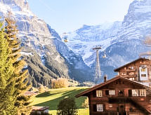 Chalet Bodmisunne: 5-persoons appartement direct aan de piste in Grindelwald - thumbnail 4