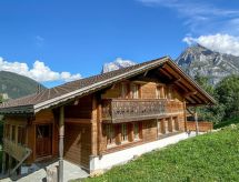 Vrijstaand chalet Simeli in Grindelwald met panoramisch bergzicht en open haard - thumbnail 1