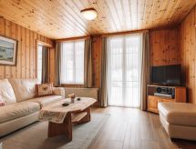 Vrijstaand chalet in Grindelwald met bergzicht, open haard en terras - thumbnail 6