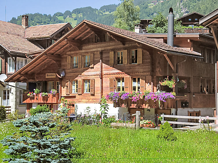 Bergzicht en rust in appartement Grosshorn in Lauterbrunnen in Lauterbrunnen