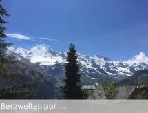 Knus panorama-appartement voor 3 personen in Lauterbrunnen, 36m² met bergzicht - thumbnail 6