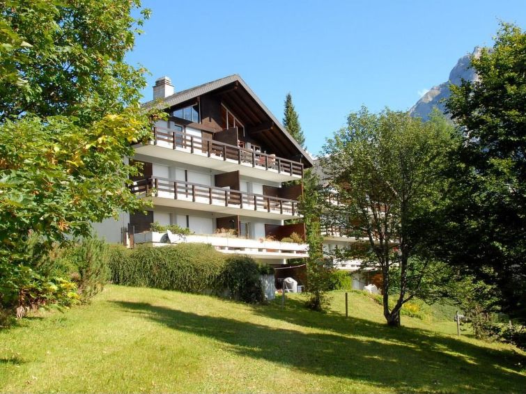 Bergzicht bij Chalet Crystal: Ruim appartement in Lauterbrunnen in Lauterbrunnen