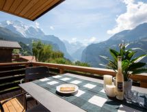 Chalet Iris: 100m² rust aan de voet van de Eiger, Mürren en Schilthorn - thumbnail 2