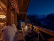 Romantisch penthouse chalet in Lauterbrunnen met bergzicht en open haard - thumbnail 6