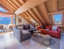 Romantisch penthouse chalet in Lauterbrunnen met bergzicht en open haard - thumbnail 1