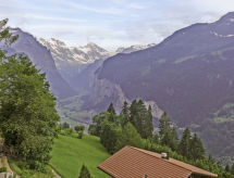 Zonnig chalet Diana in Wengen, vlakbij skipiste en met uitzicht op de bergen - thumbnail 5