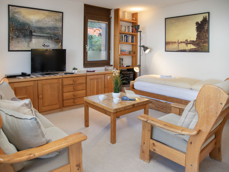 Centraal gelegen appartement in Wengen met bergzicht en wellness · 4 pers. in Wengen