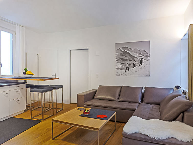 4-persoons appartement aan de piste in Wengen met wellness in Wengen