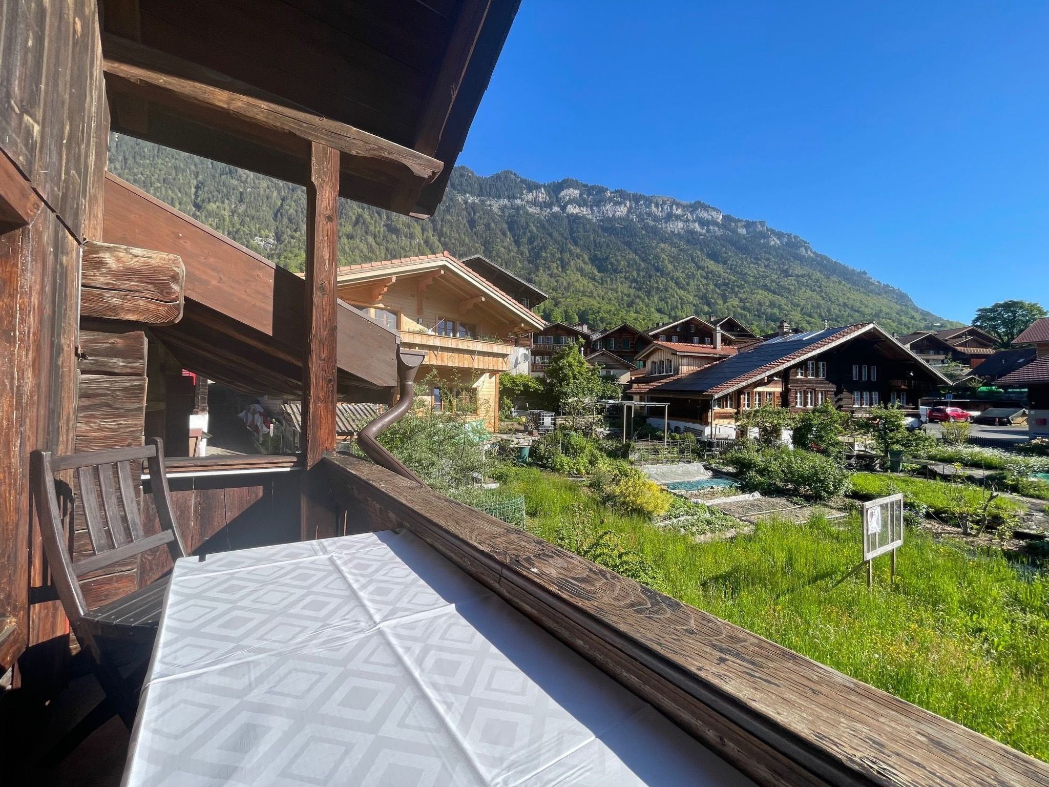 Photo of Chalet-Hausteil mit Garten im Dorfkern