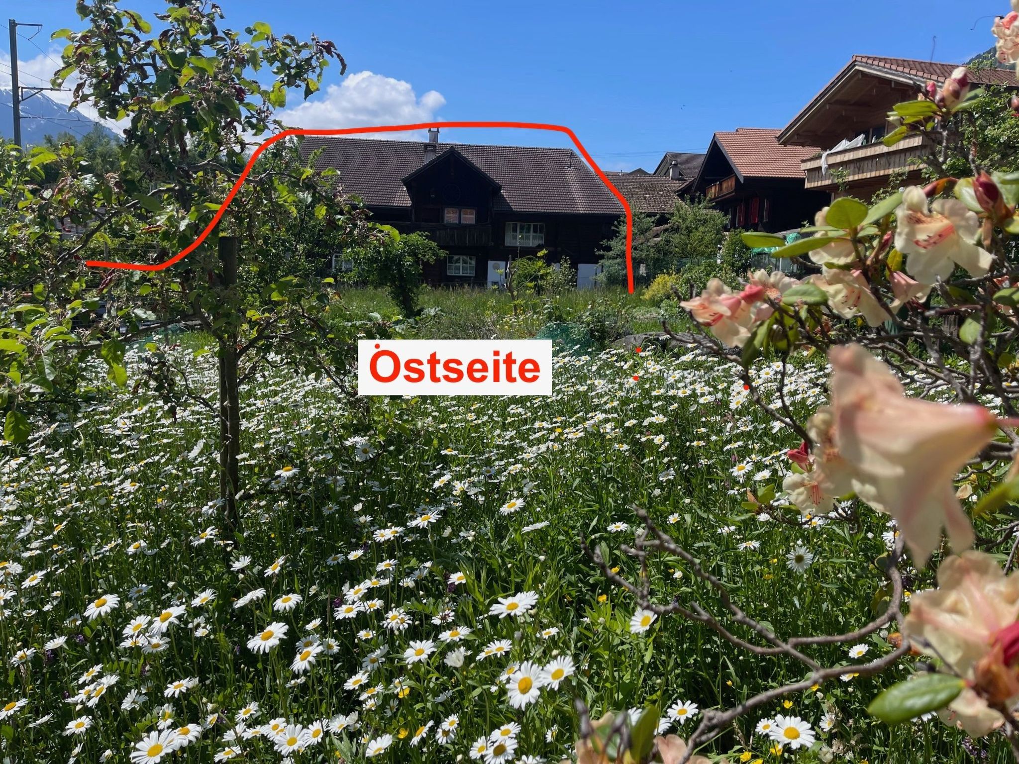 Photo of Chalet-Hausteil mit Garten im Dorfkern