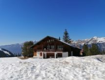 Knus appartement op de piste in Axalp met panoramisch bergzicht - thumbnail 1