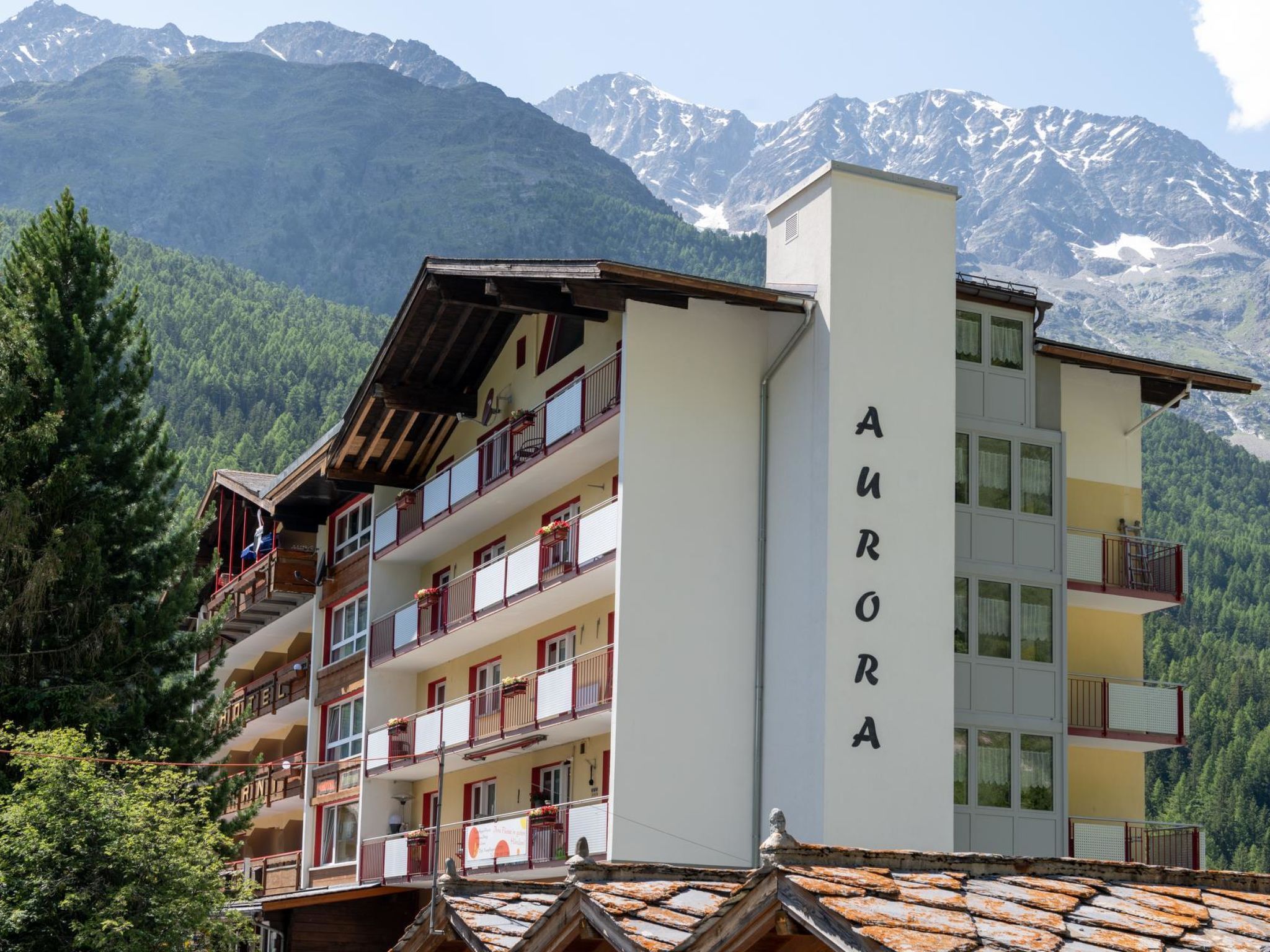 Haus Aurora Appartement/Fewo 8-Bettwohnung Weissmies