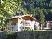 Rustiek appartement in Saas-Grund met uitzicht op bergen en gletsjer - thumbnail 2