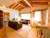 Ruim appartement in Saas-Grund, direct aan de skipiste en naast de gondel - thumbnail 4