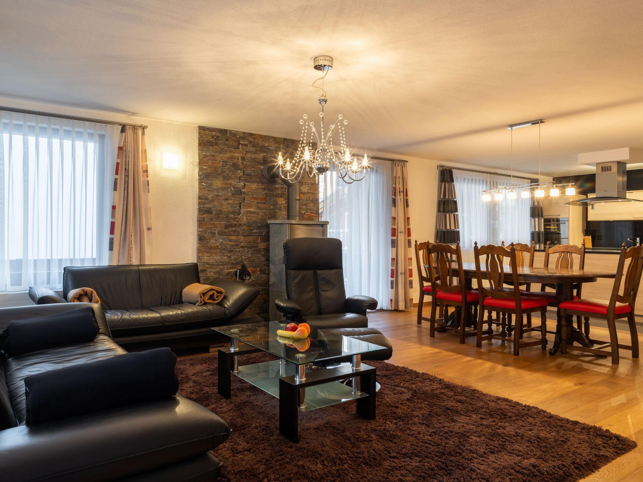 Villa Alpenhof Appartement/Fewo Wohnung für 6 Personen - Binnen