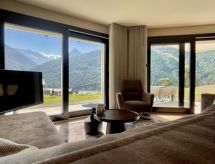 Stijlvol appartement in Saas-Fee met panoramisch bergzicht en terras - thumbnail 1