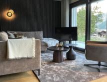 Stijlvol appartement in Saas-Fee met panoramisch bergzicht en terras - thumbnail 5