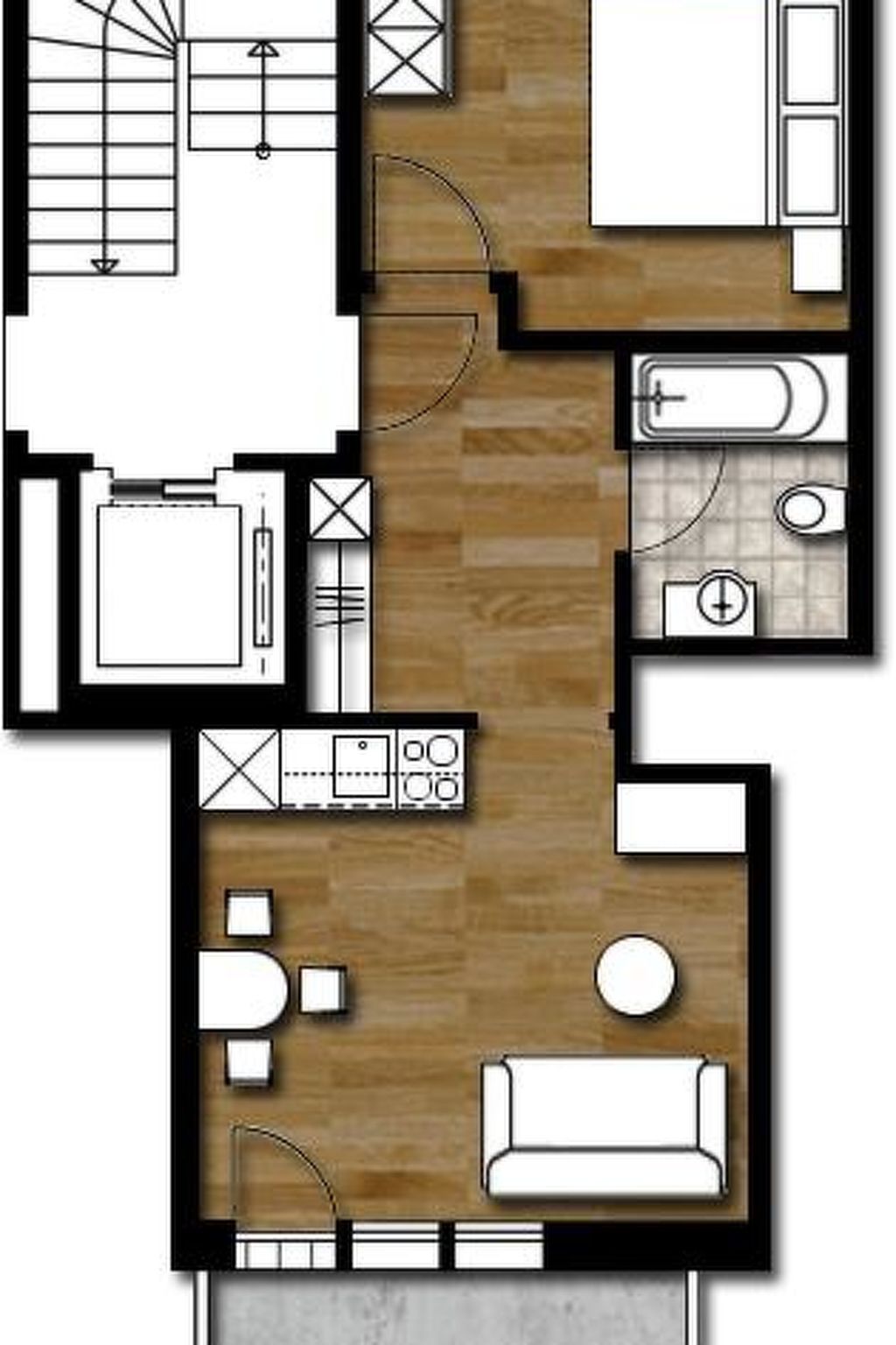Helvetia Apartments Appartement/Fewo Dachwohnung Nr. 7