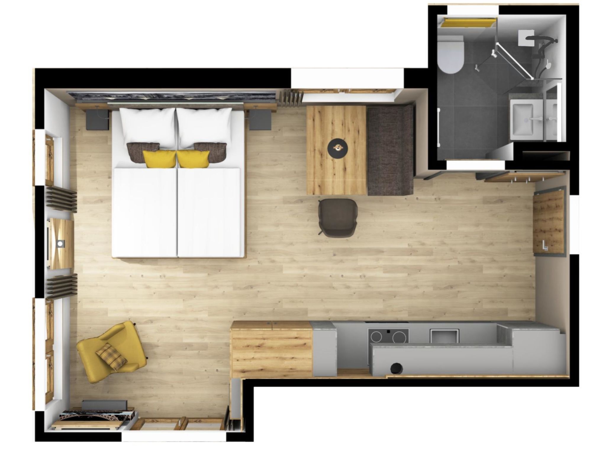 Arcade Appartement/Fewo 2-Bettwohnung Nr. 115C04