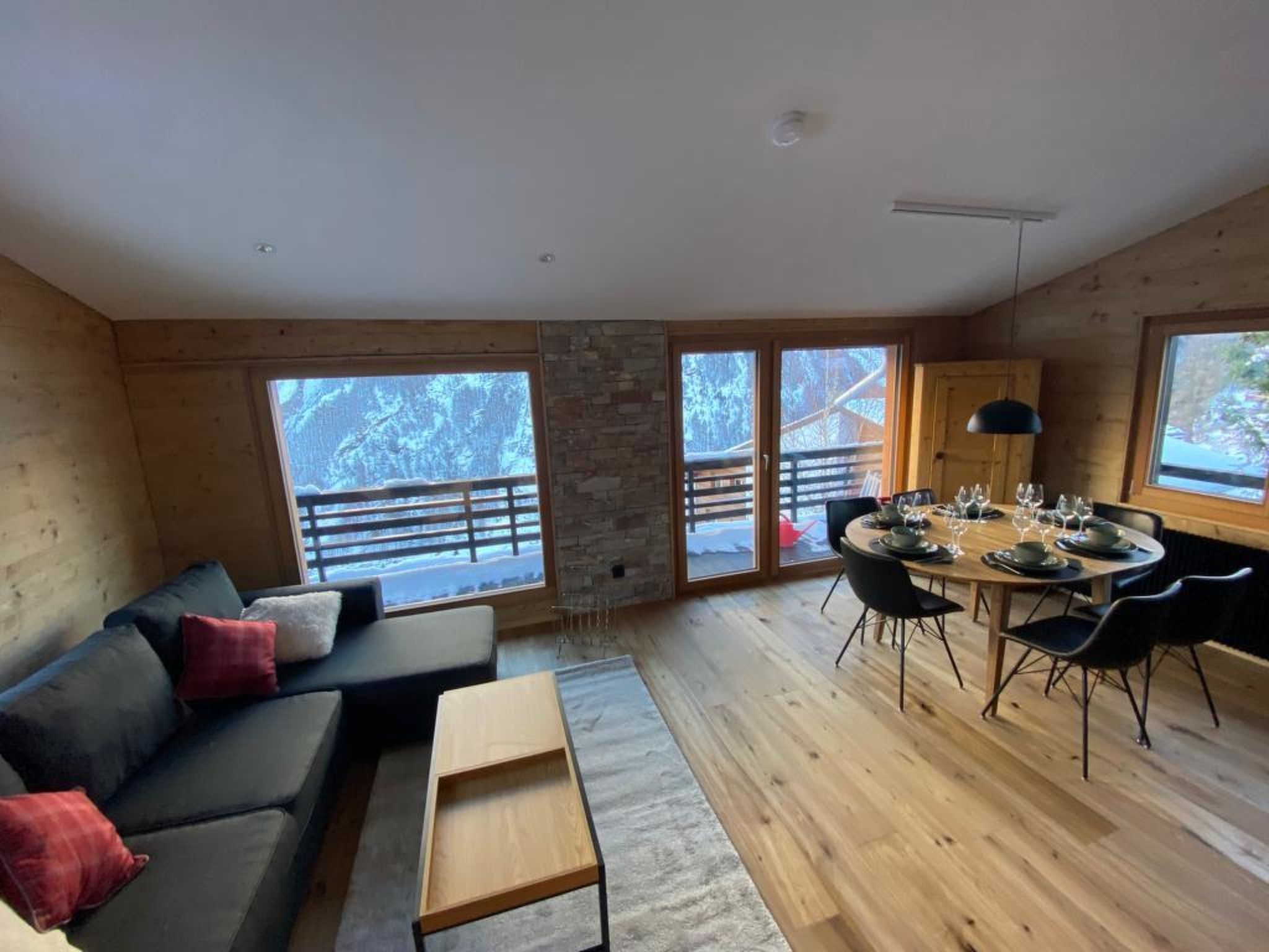 Chalet Talblick Appartement/Fewo 4-Bettwohnung OG - Dedans