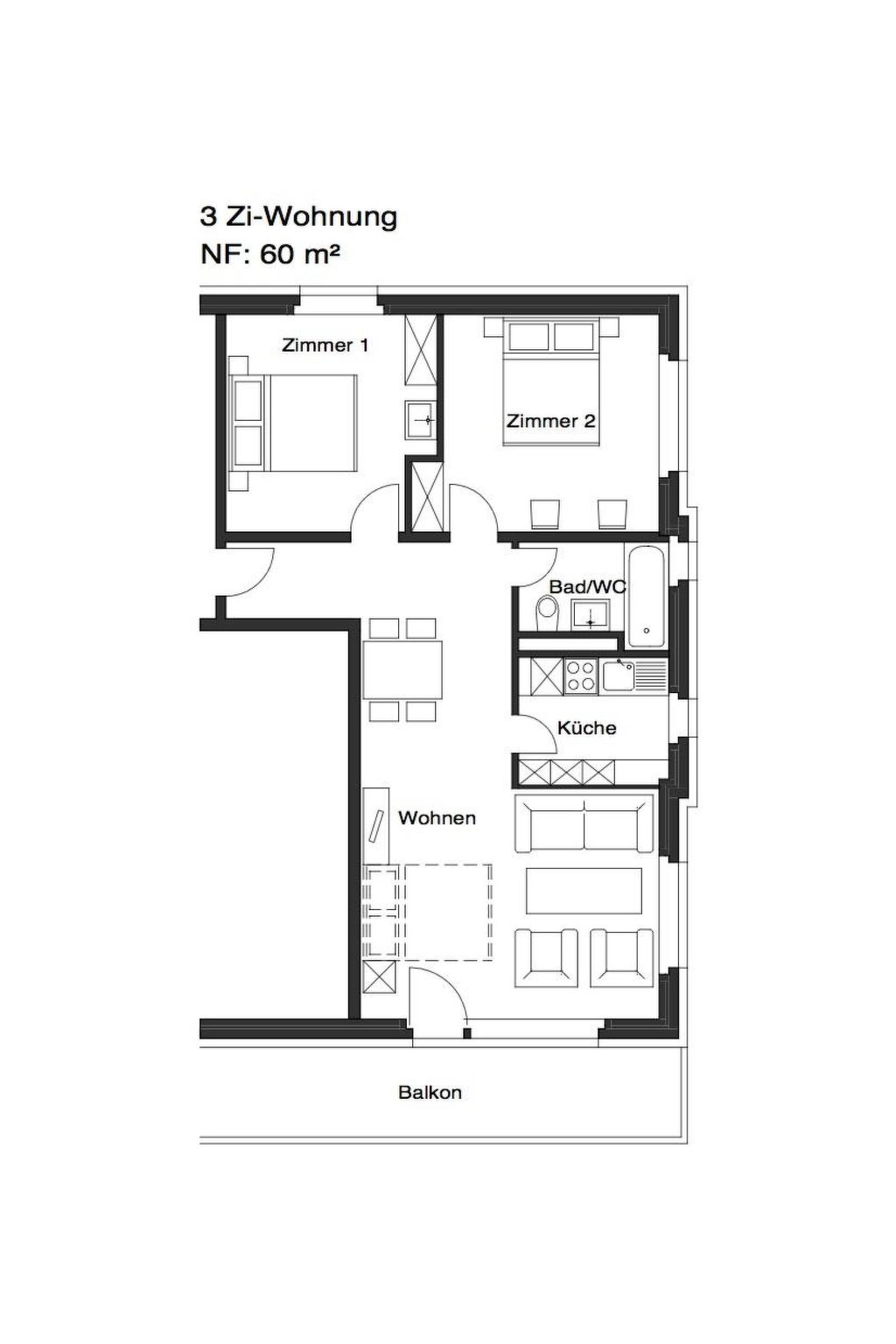 Aiglon Appartement/Fewo 4-Bettwohnung Nr. 5 - Image-tags.info