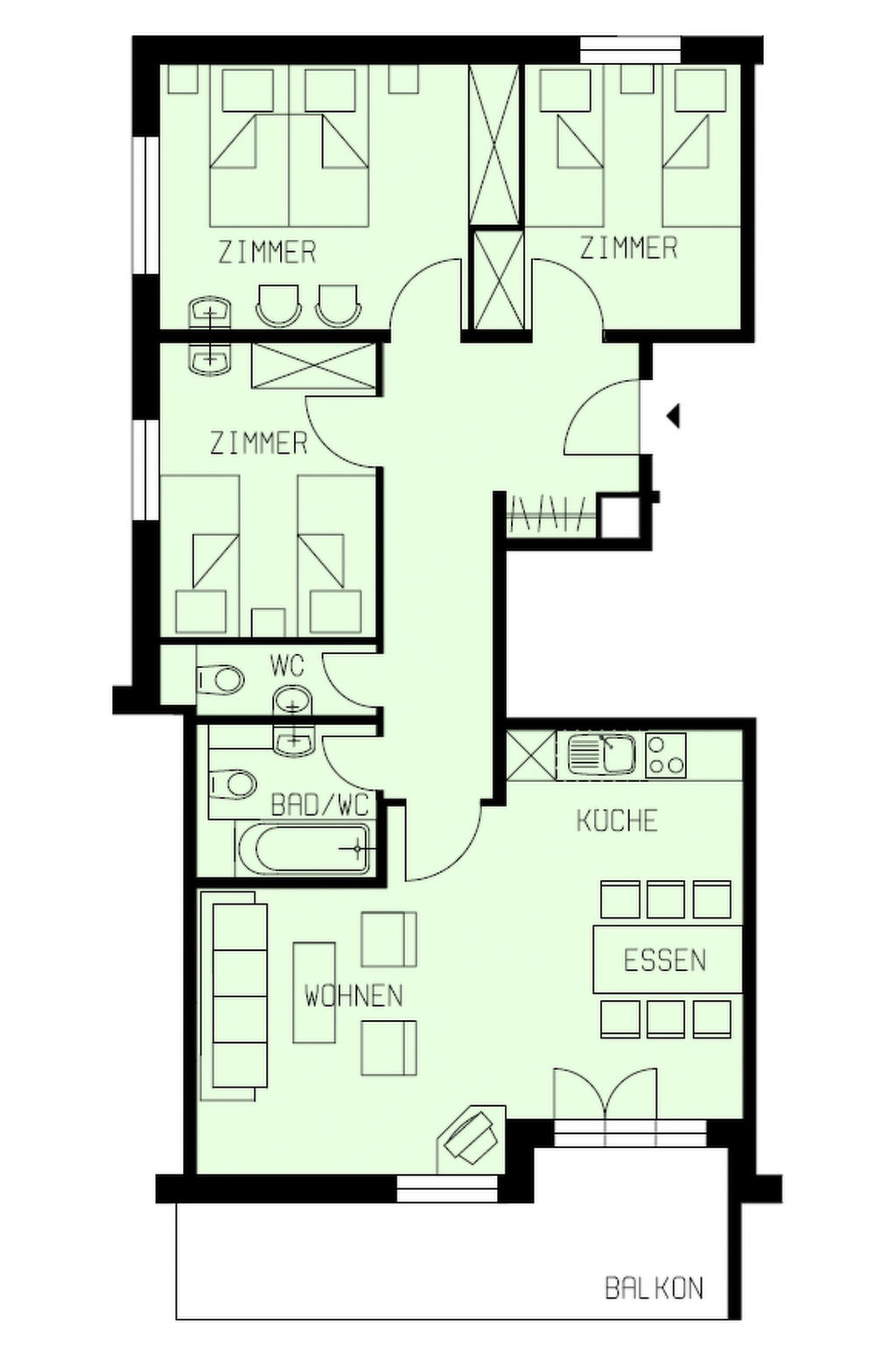 Photo of Azur Appartement/Fewo 4-Bettwohnung Nr. 10