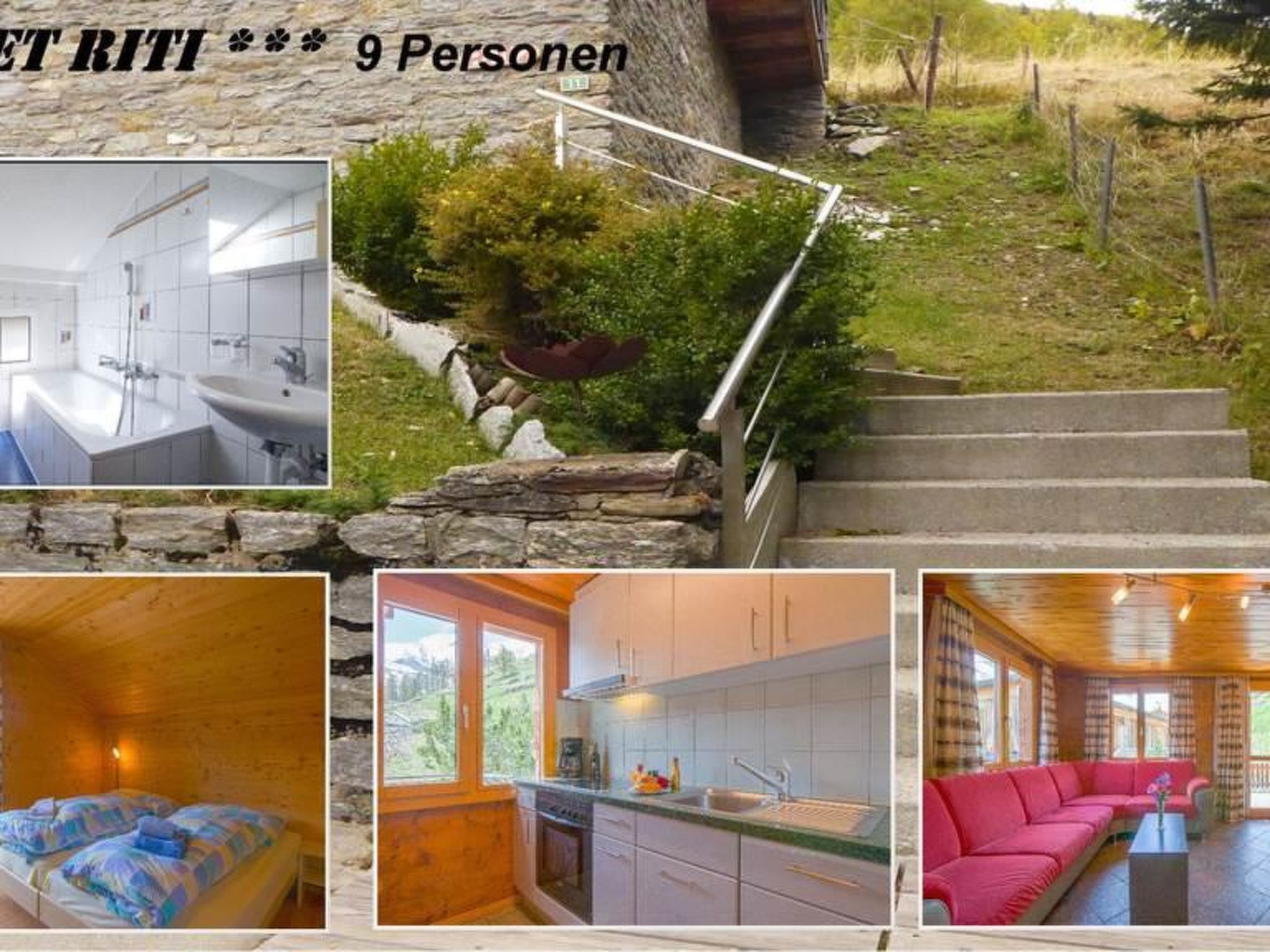 Chalet Riti II Appartement/Fewo 9-Bettwohnung