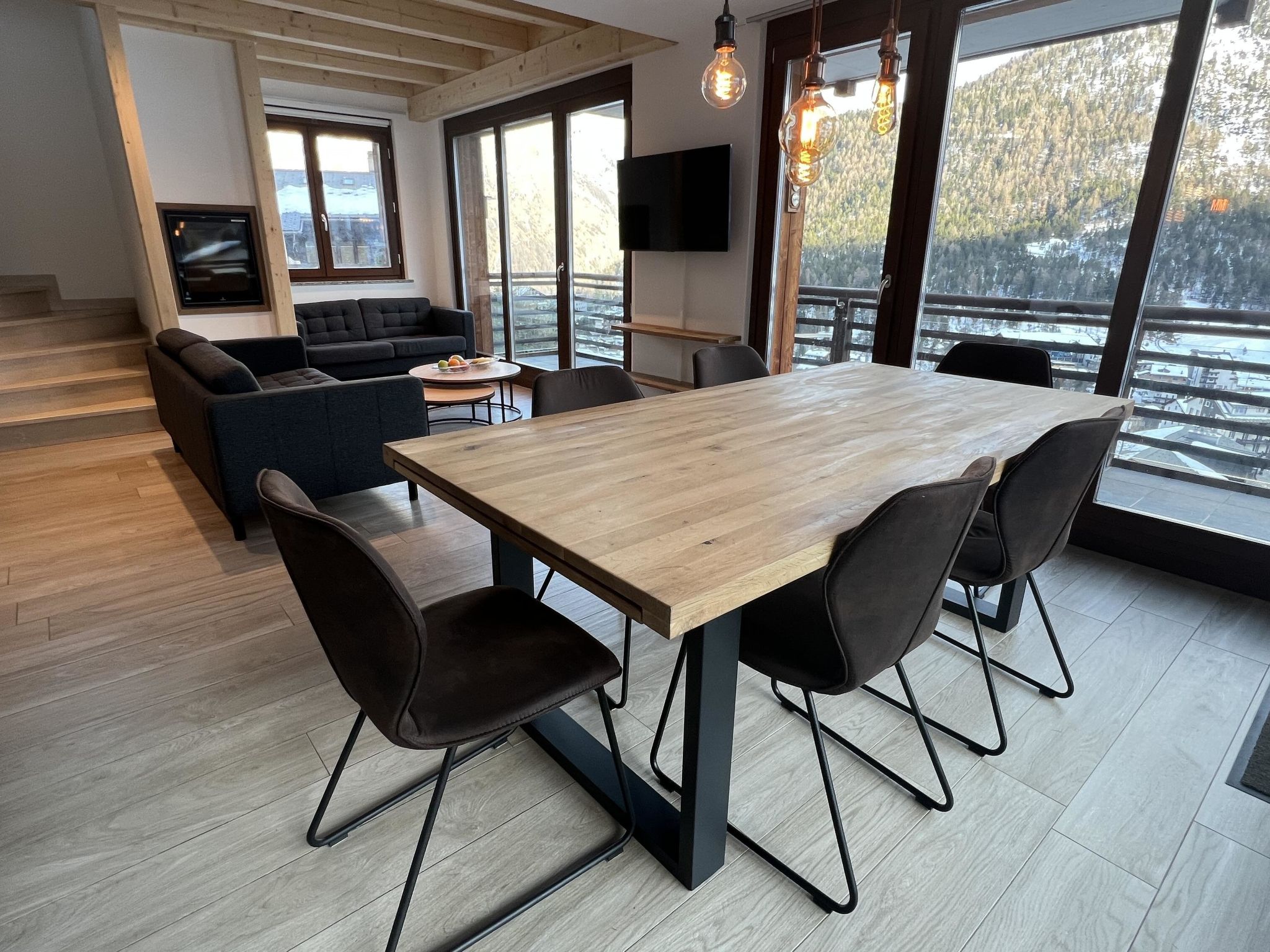 Chalet Pinacle 32 B Appartement/Fewo 8-Bettwohnung - Drinnen