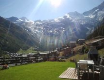 Knus 3-kamer appartement in Saas-Fee met vrij uitzicht op de bergen - thumbnail 5