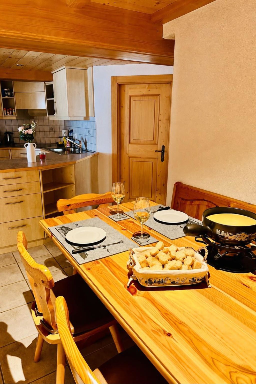 Bergtreu Appartement/Fewo 4-Bettwohnung - Binnen