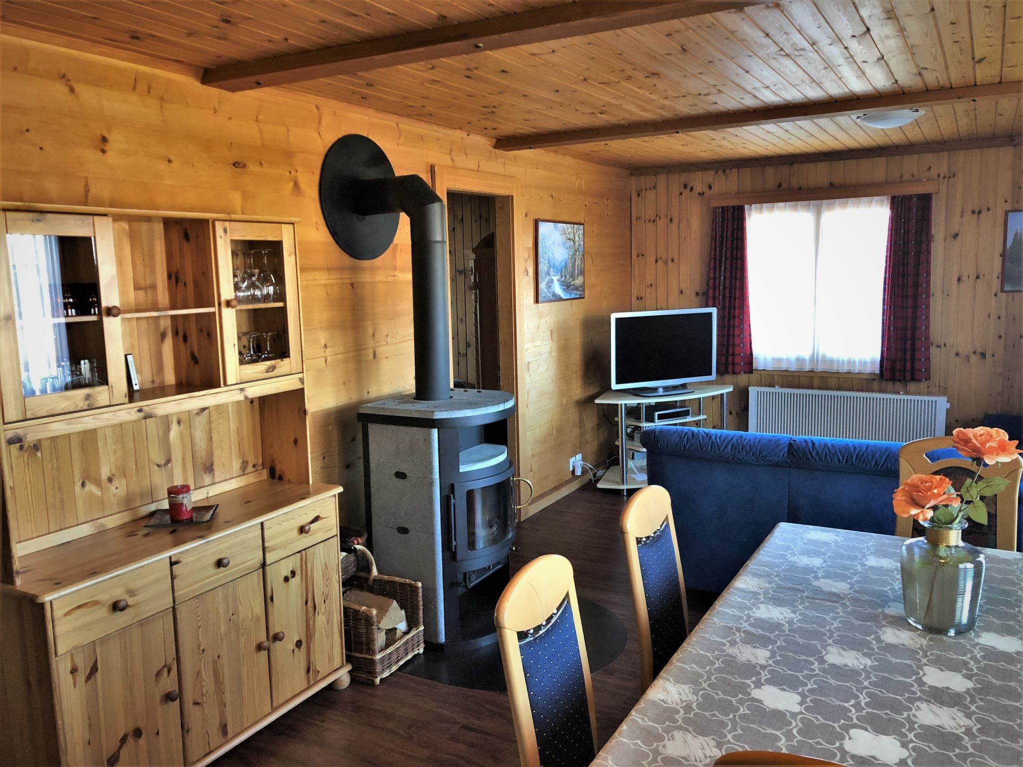 Chalet Bärgsunna Appartement/Fewo, Dusche, WC 6-Bettwohnung - Binnen