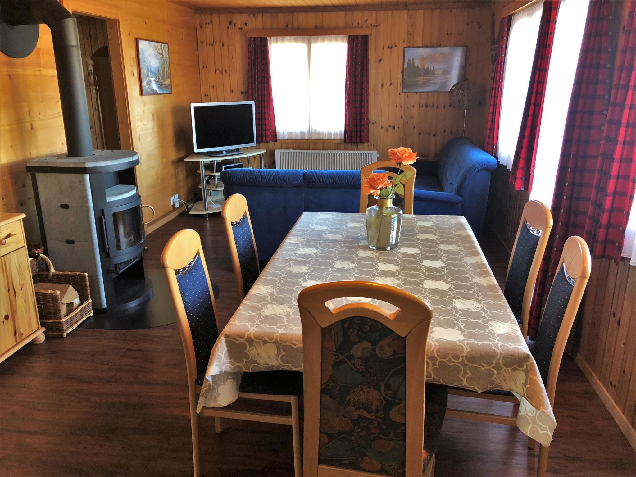 Chalet Bärgsunna Appartement/Fewo, Dusche, WC 6-Bettwohnung - Binnen