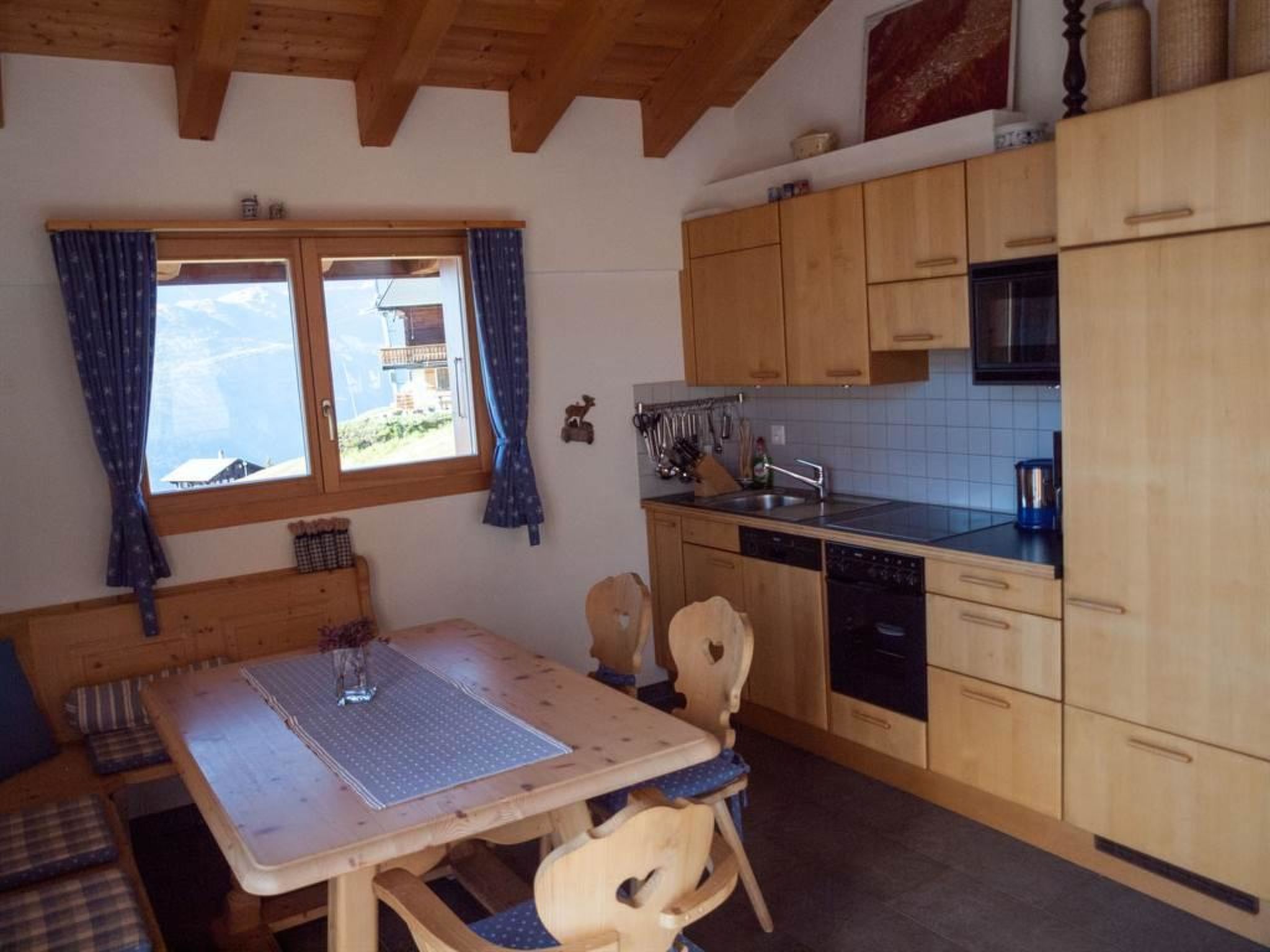 Chalet Bergkristall 4-Bettwohnung, Dusche, WC 4-Bettwohnung, Dusche, WC - Dedans