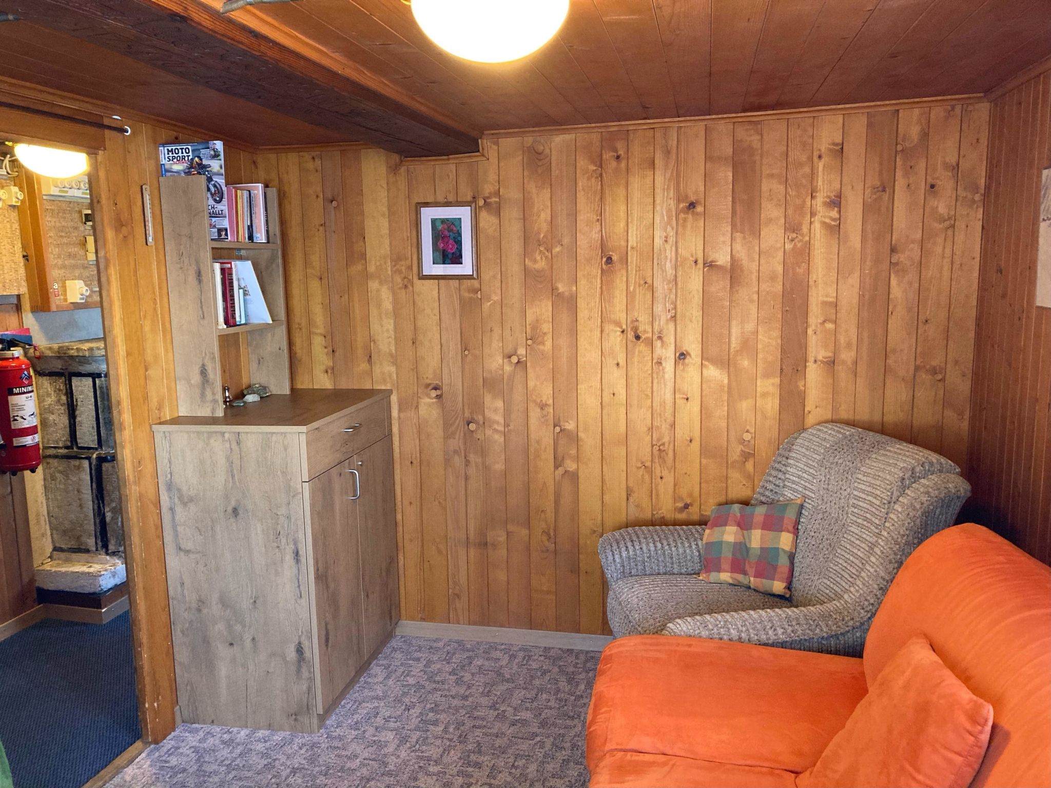 Chalet Alphütte Appartement/Fewo, Dusche, WC 4-Bettwohnung Erdgeschoss - Binnen