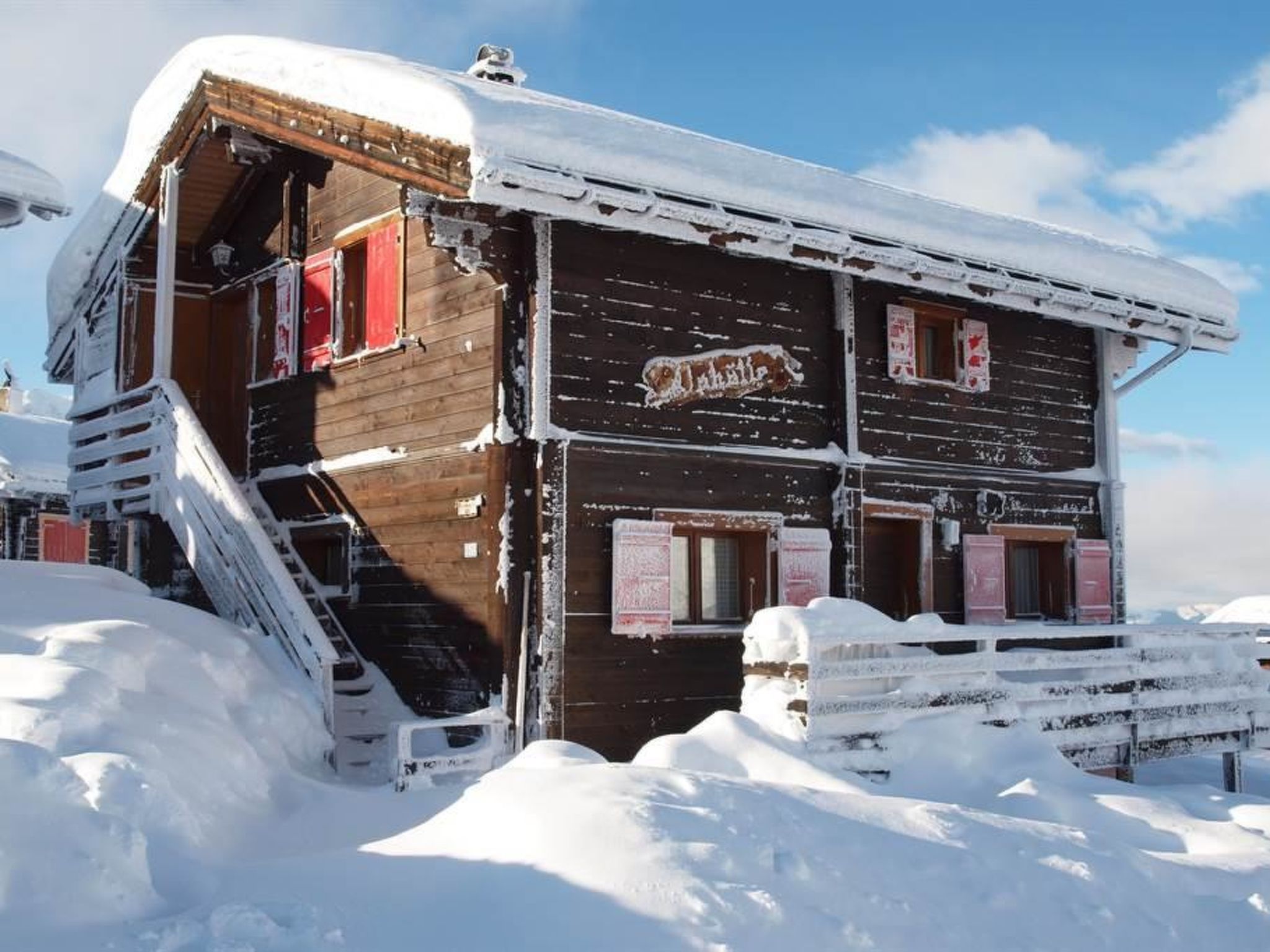 Chalet Alphütte Appartement/Fewo, Dusche, WC 4-Bettwohnung Erdgeschoss - Image-tags.info