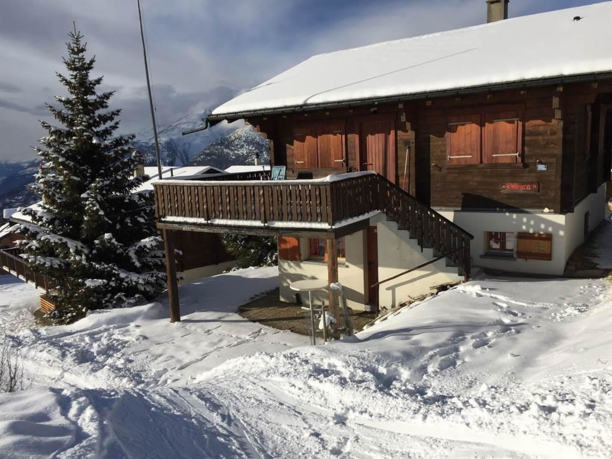 Chalet Allegra Appartement/Fewo, Dusche, WC 4-Bettwohnung Erdgeschoss - Dehors
