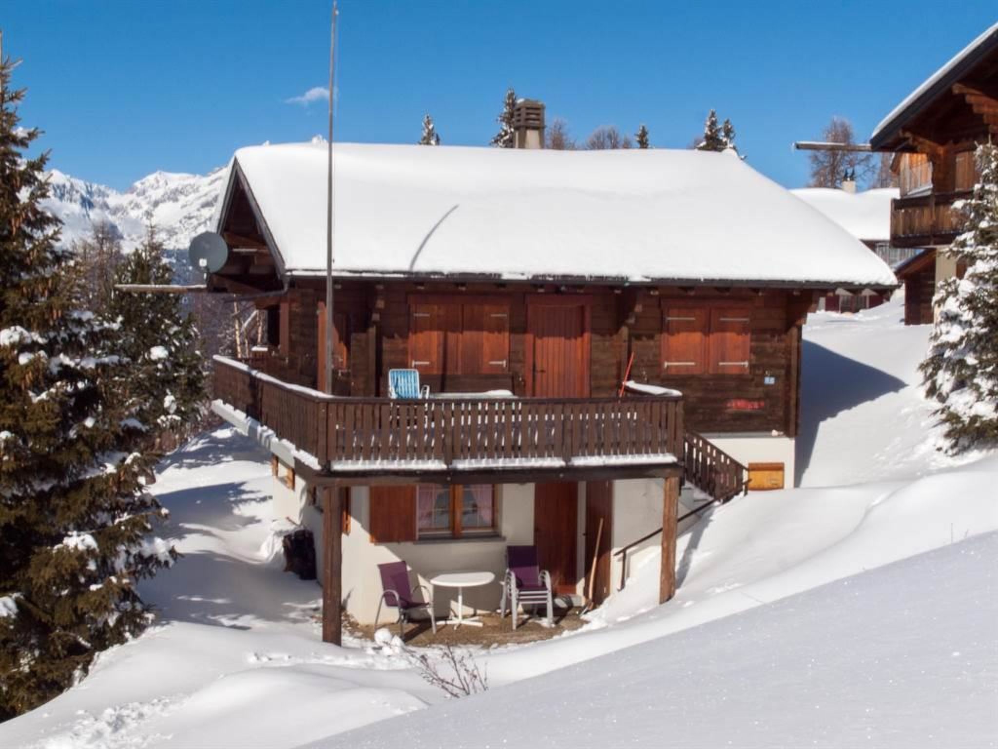 Chalet Allegra Appartement/Fewo, Dusche, WC 4-Bettwohnung Erdgeschoss
