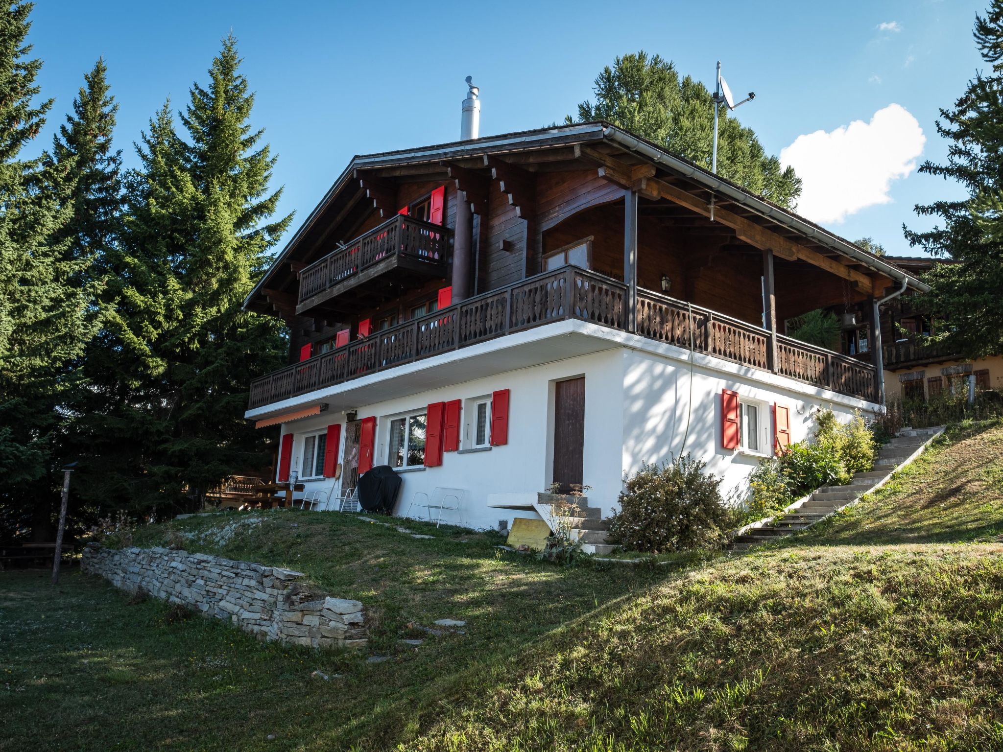 Chalet Sunnuterrasse Appartement/Fewo, Dusche, WC 4-Zimmerwohnung Dusche, WC