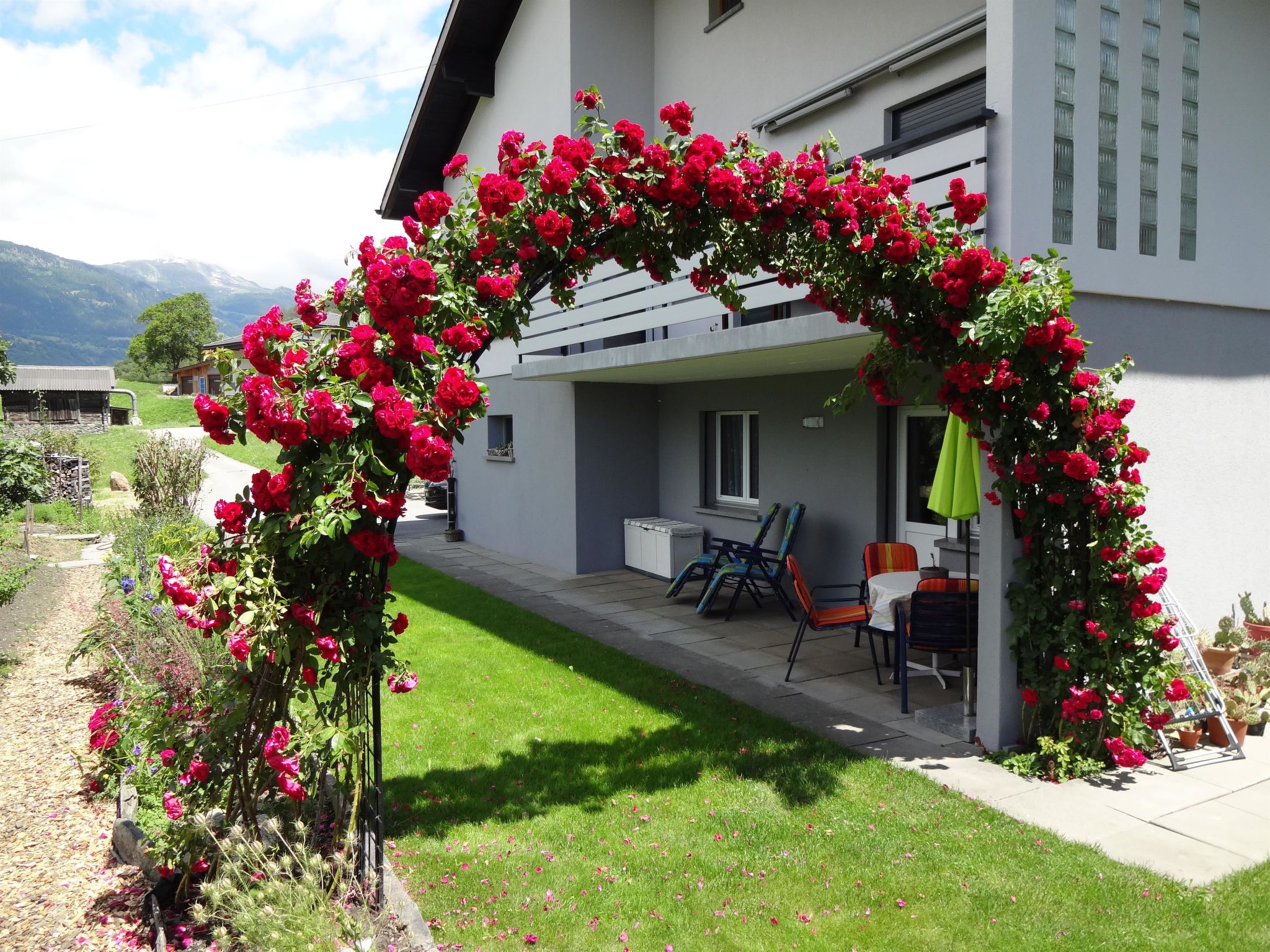 Wohnung Bergruh Appartement/Fewo, Dusche, WC 2-Bettwohnung - Buiten